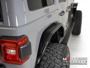 Jeep Wrangler JL Tube Fenders - Stealth Fighter - Rear
